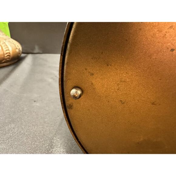 Industrial Office Silver Pierced Metal Mesh Wastebasket Man Cave - Picture 4 of 6